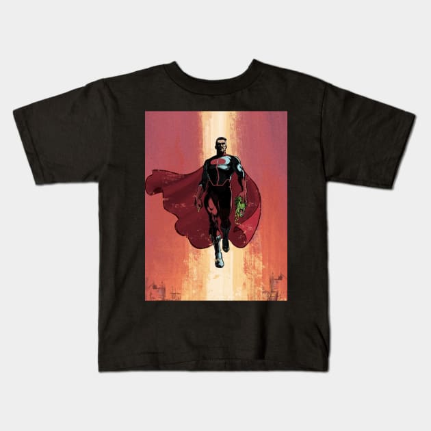 omni man Kids T-Shirt by super villain